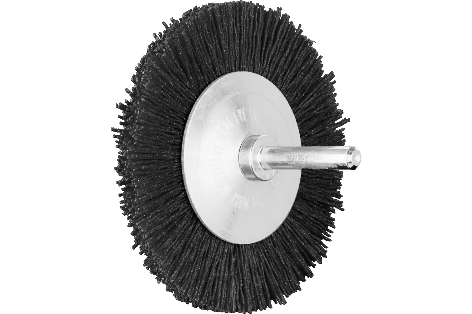 Picture of Pferd M-BRAD® Mounted Wheel Brush 3" Dia. Narrow Face .040/80 Ceramic Oxide 1/4" Shank